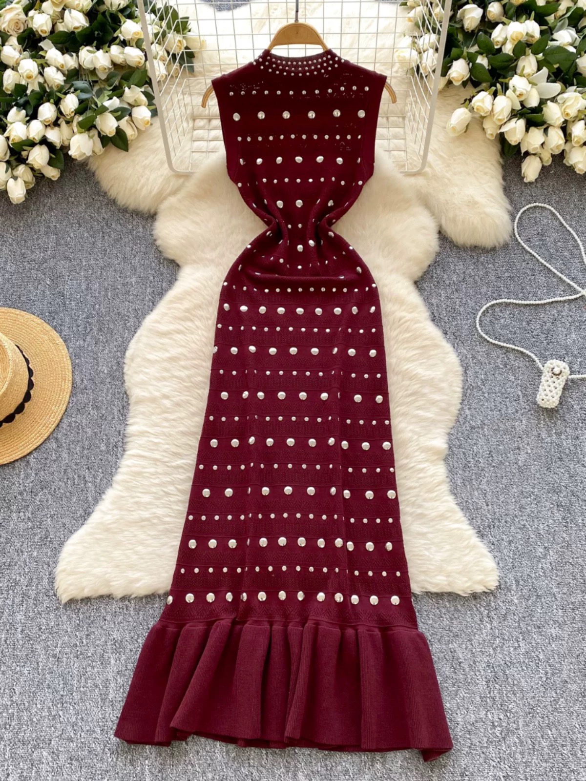 See you in Newyork embellished dress KD362 images